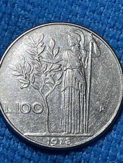 Italian 100 lire coin