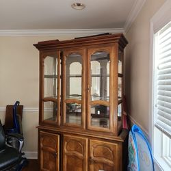Vintage Antique China Cabinet 