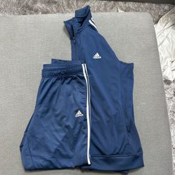 Blue Adidas Suit