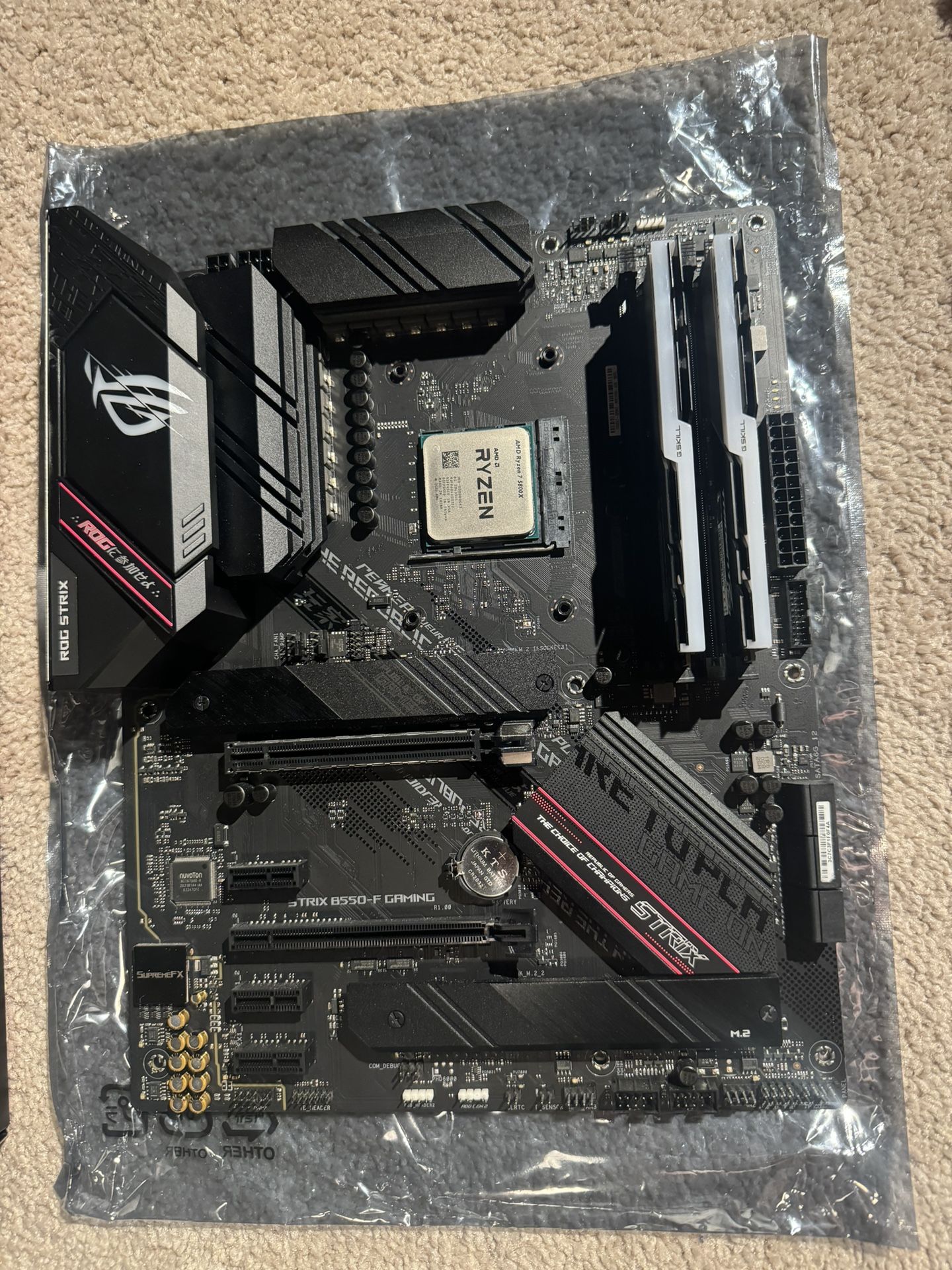 Motherboard CPU DRAM Combo