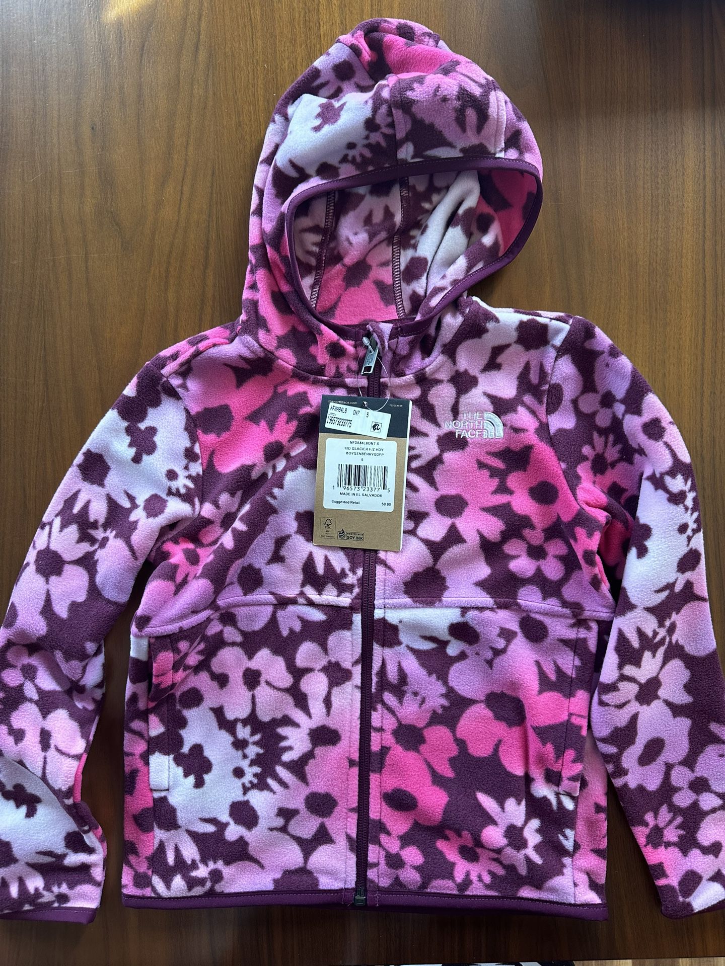 The North Face hoodie kids size 5 - Brand New
