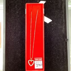 14k Box Chain With Pendant