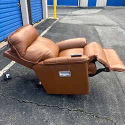 LAZYBOY LEATHER POWER RECLINER CHAIR