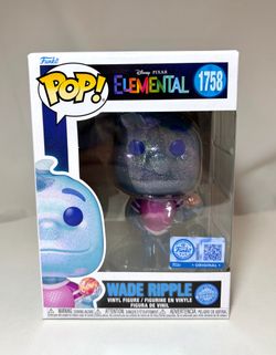 Wade Ripple Glitter Chase Funko Pop Disney Pixar Elemental Funko Shop Exclusive