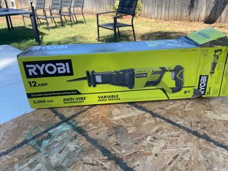 Ryobi 12 Amp Variable Speed Reciprocating Saw