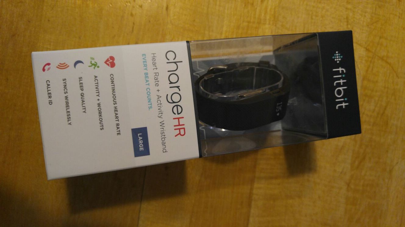 Fitbit charge HR BRAND NEW LARGE