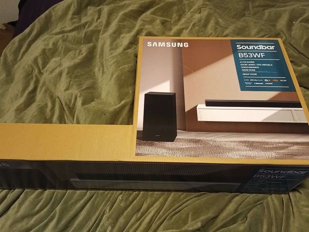New Samsung Sound Bar And Subwoofer