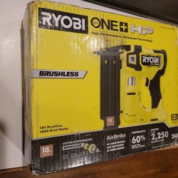 NEW RYOBI P322 18V ONE+ HP 18-GAUGE BRUSHLESS CORDLESS AIRSTRIKE BRAD NAILER - TOOL ONLY