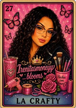 La Crafty Loteria-Style Art Print Card
