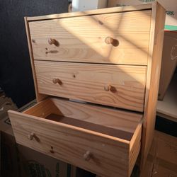 Drawer Wood X2 2ft W X 27” H X 1ft Depth