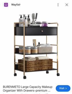 Large Capacity Makeup Organizer With Drawers-premium Vanity Makeup Organizer