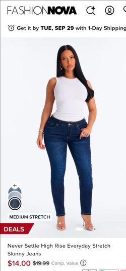 Fashion Nova High Rise Skinny Jeans