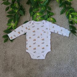 Baby Boy Construction Car Onesie (3-6 Months)