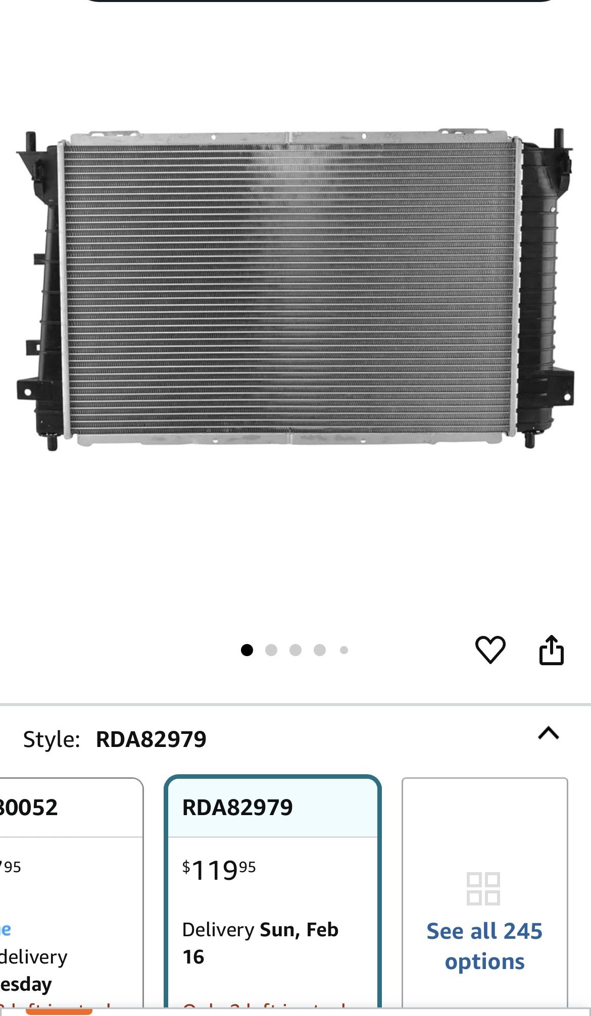 TRQ Radiator for Ford Crown , Lincoln and Mercury