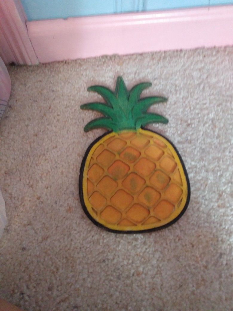 Hand Made Pineapple Painting