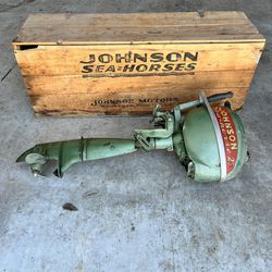 Johnson Sea-Horse 2 1/2 Antique Outboard 
