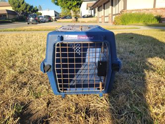 Used Fair Condition Petmate 2 Door Deluxe Kennel Travel Carrier For Cats