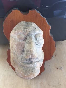Stone Carved Face