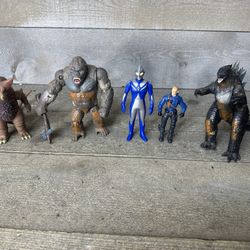 King Kong Godzilla Ultraman Gomora James Conrad Skull Island Action Figure Lot