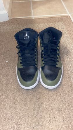 Air Jordan Mid Olive Green