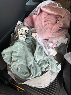 Big bag of free baby girl clothes
