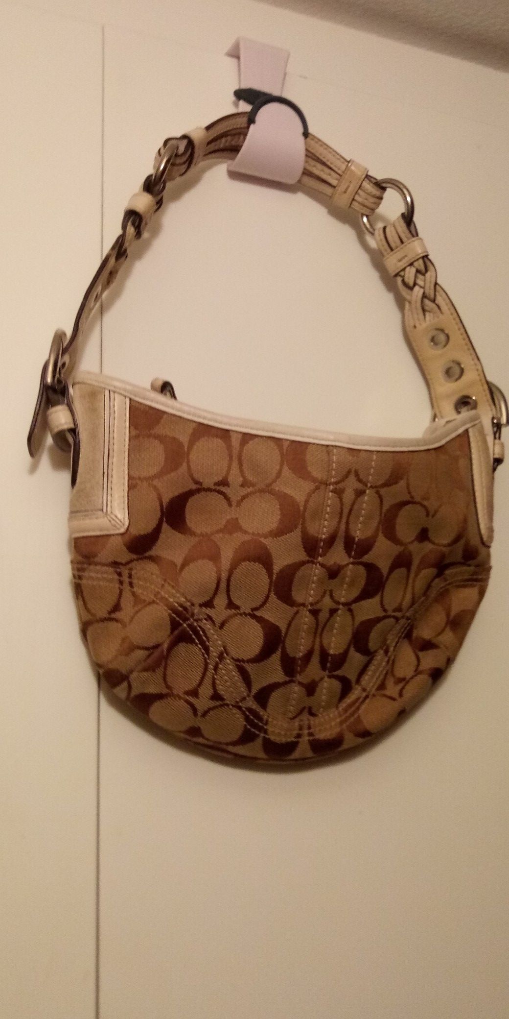 Coach braided purse