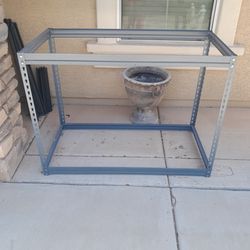 Utility Shelving Units Garage Shelves 2 Tier Metal $20-$25 Each And Plastic 3 Tier Or 4 Tier $15-$20 See All Photos 