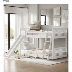 Full On Full Bunk Bed With Slide 