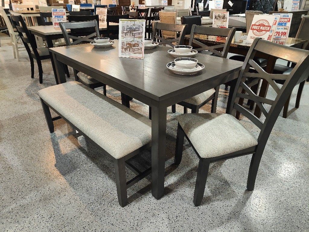6pc Dining Table Set