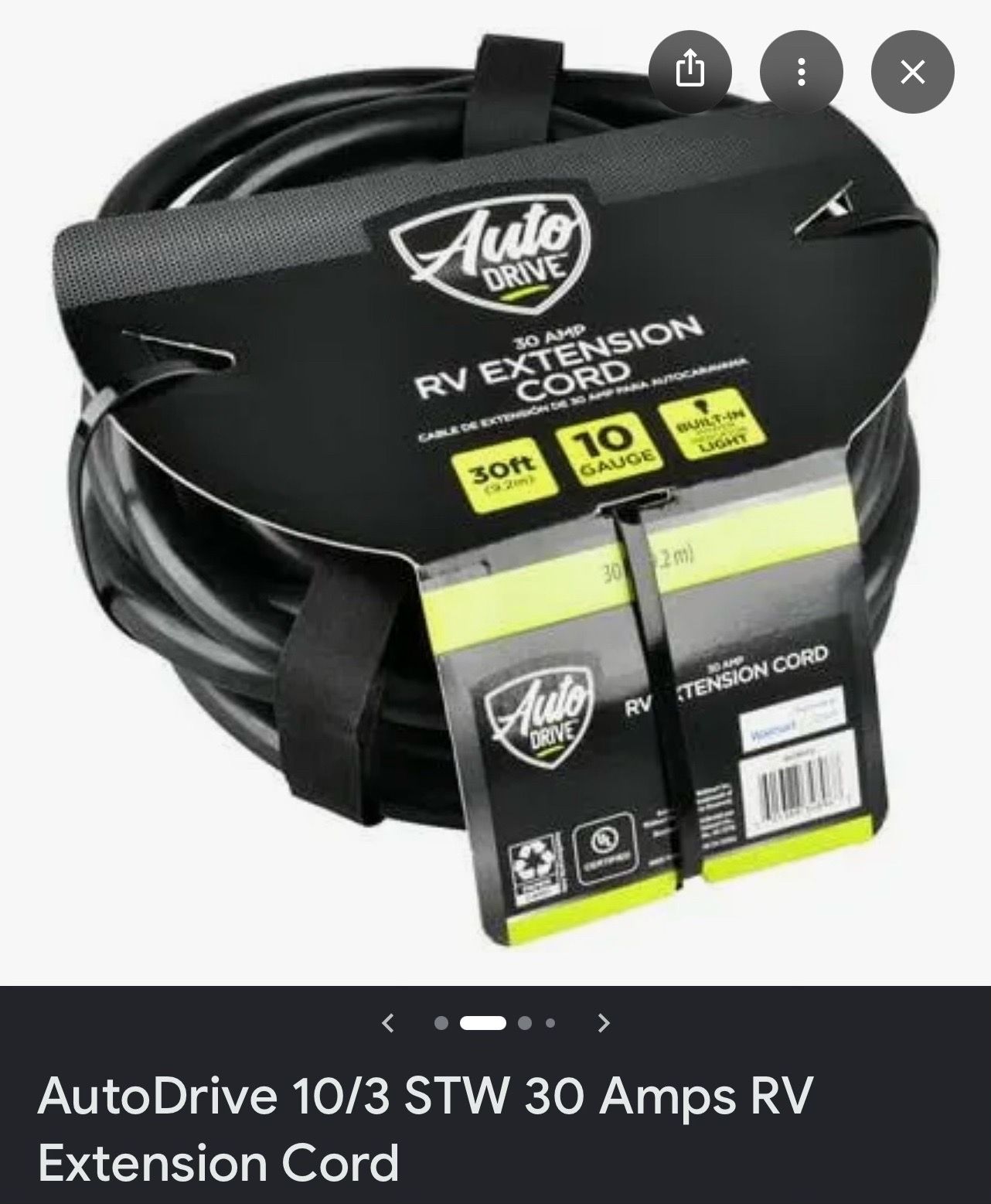 Rv Extension Cord 30amp