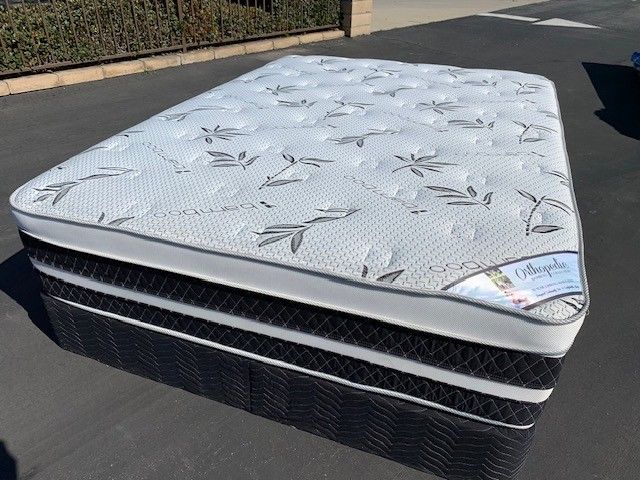 Full Ortho Bamboo Pillow Top Mattress!!