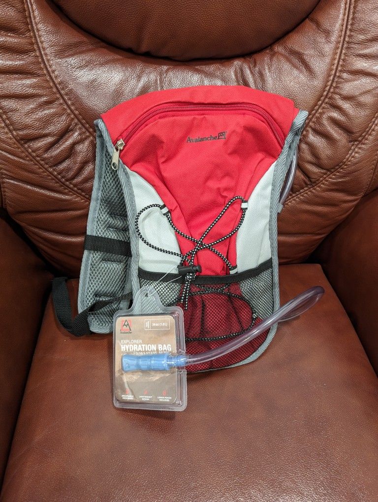 Avalanche Explorer Hydration Bag Water Backpack 34oz. / 1 L