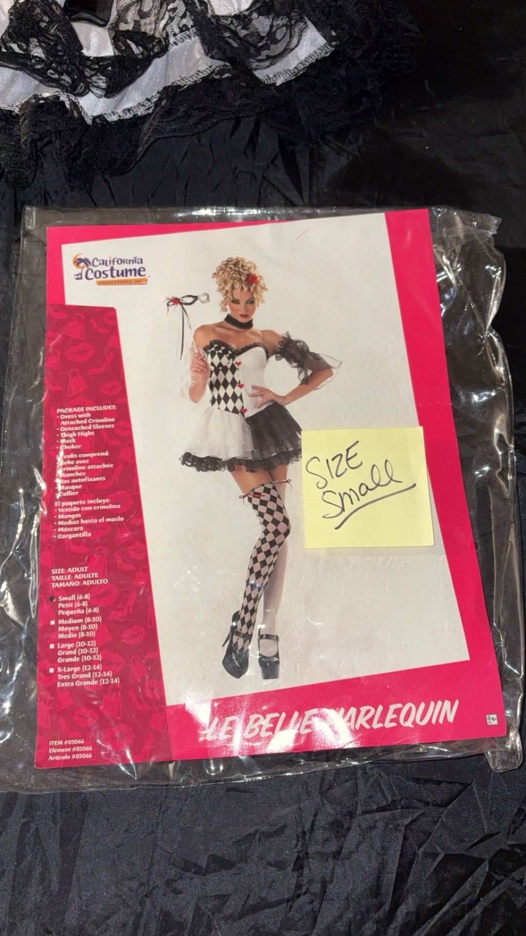 Womens Poker Halloween Costume size Small 