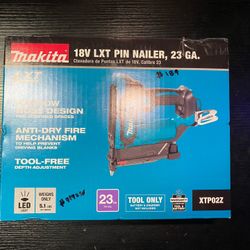 Makita 18V LXT Lithium-Ion 23-Gauge Cordless Pin Nailer (Tool-Only