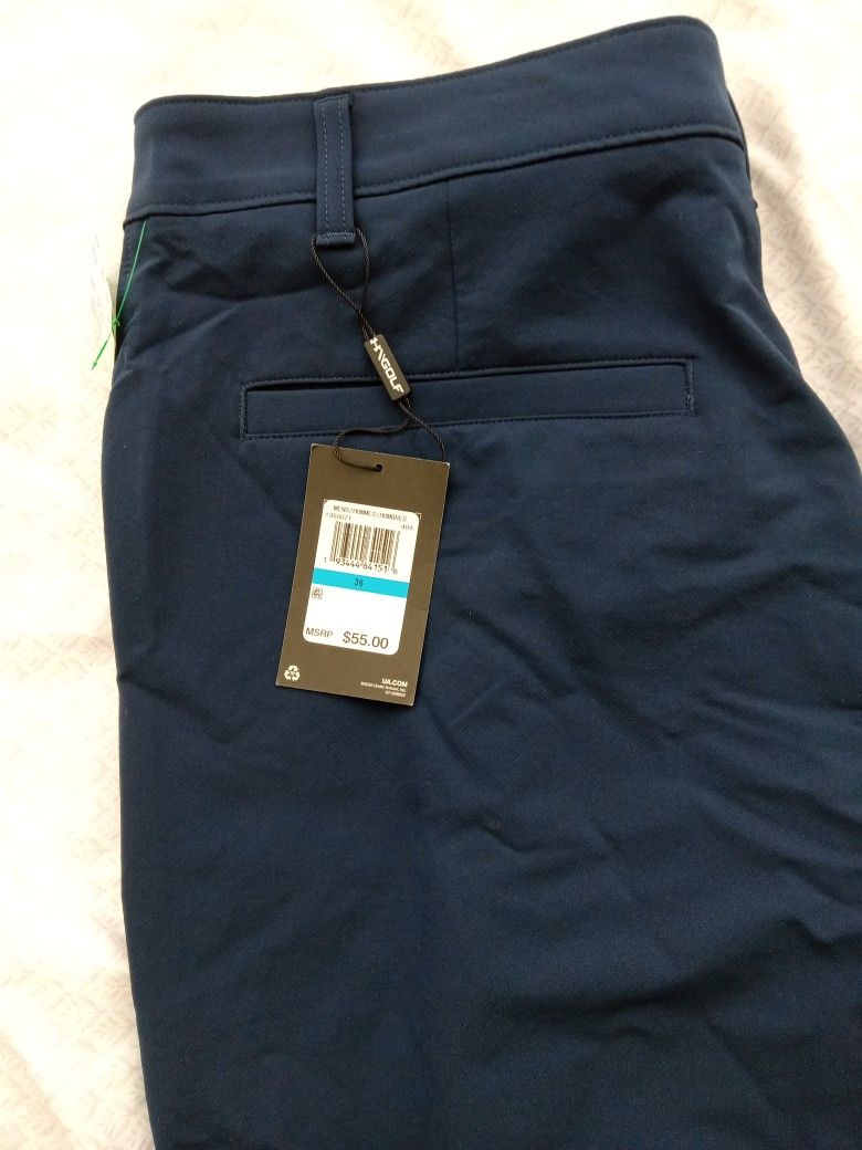 Navy Underarmor Golf Shorts Size 36