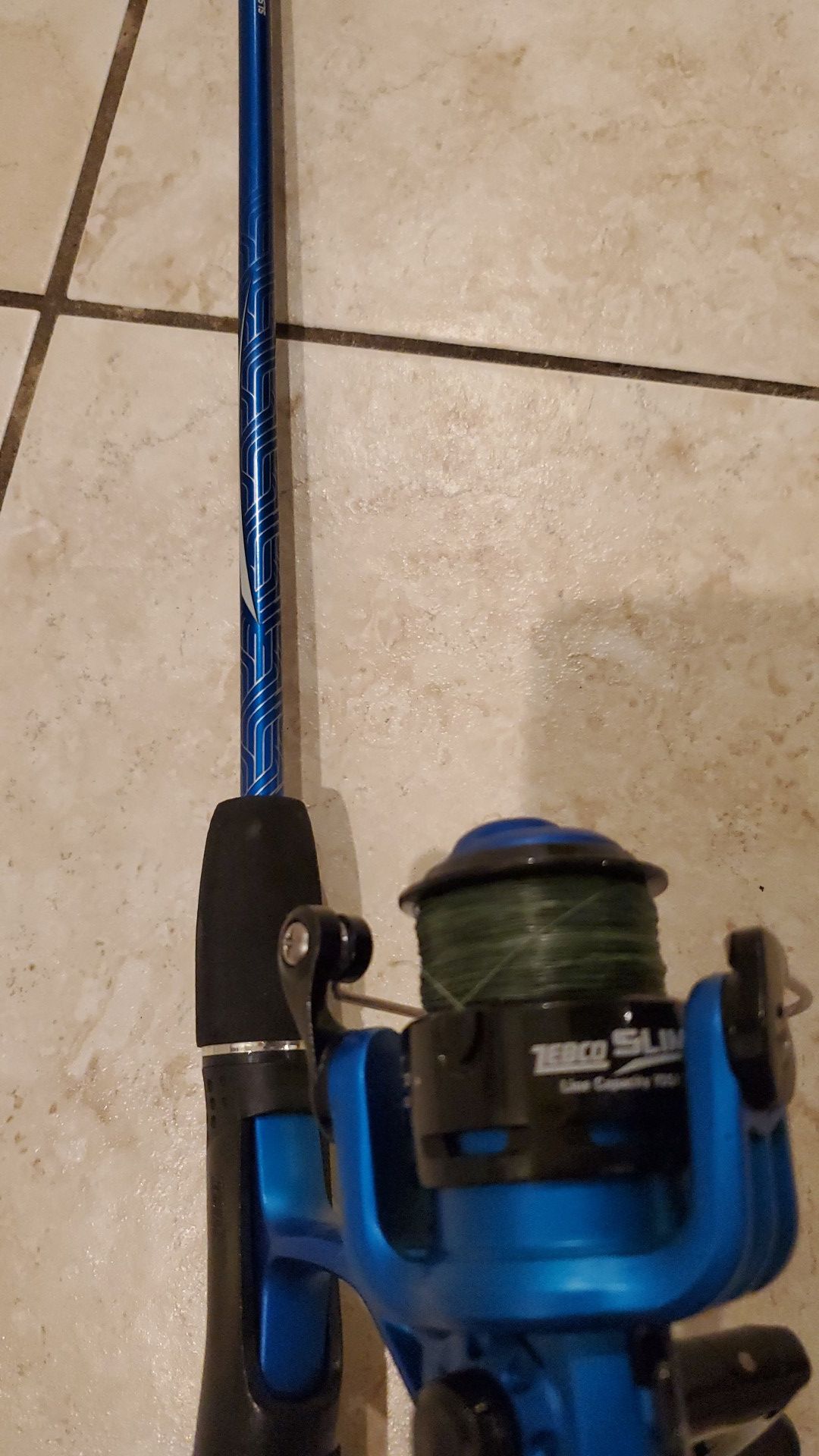 Brand New Zebco Slingshot Fishing Reel & Rod combo setup braid ready to fish  5'6 Pole for Sale in Fort Lauderdale, FL - OfferUp