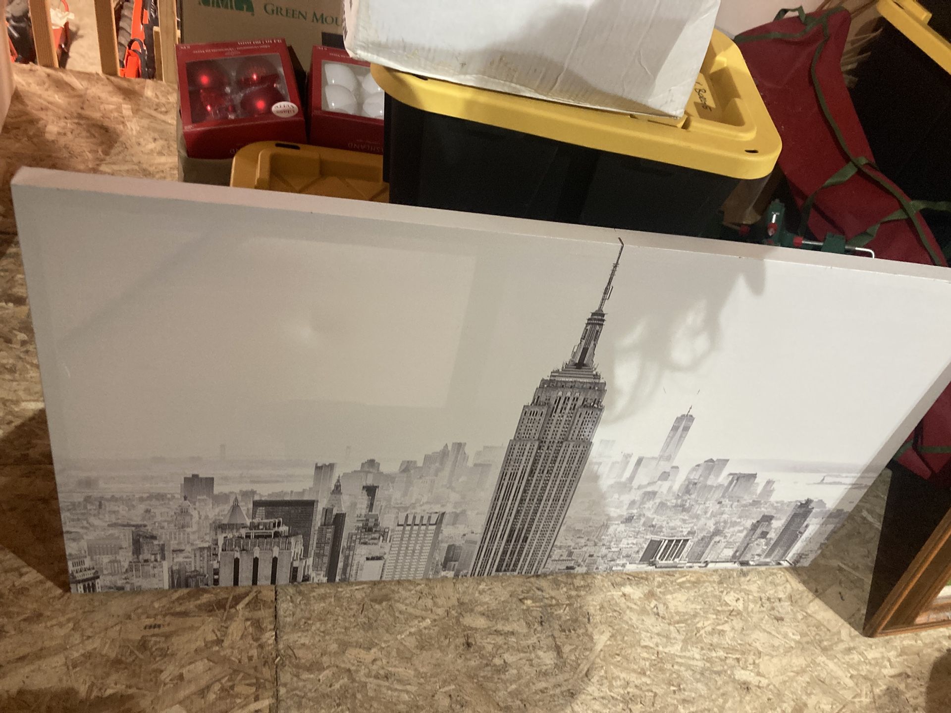 Cool Print. Long City Scape