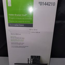 Hidden bracket Shelf