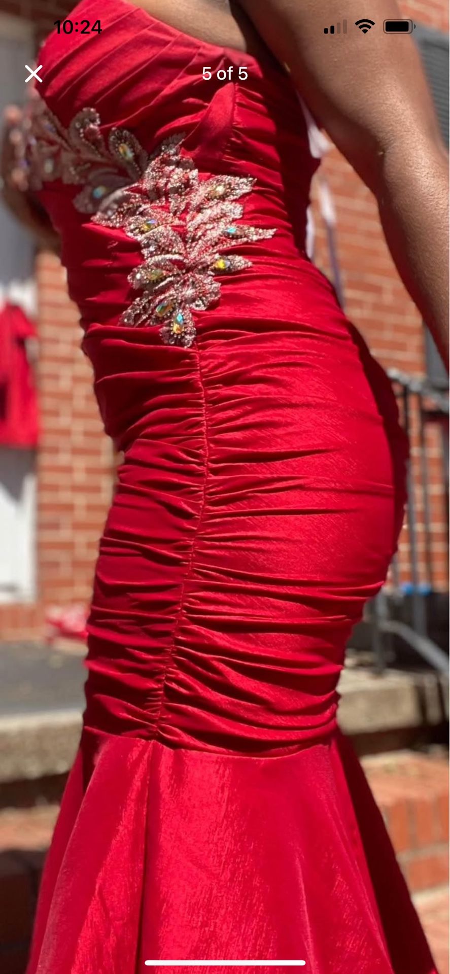 Strapless Prom Dress