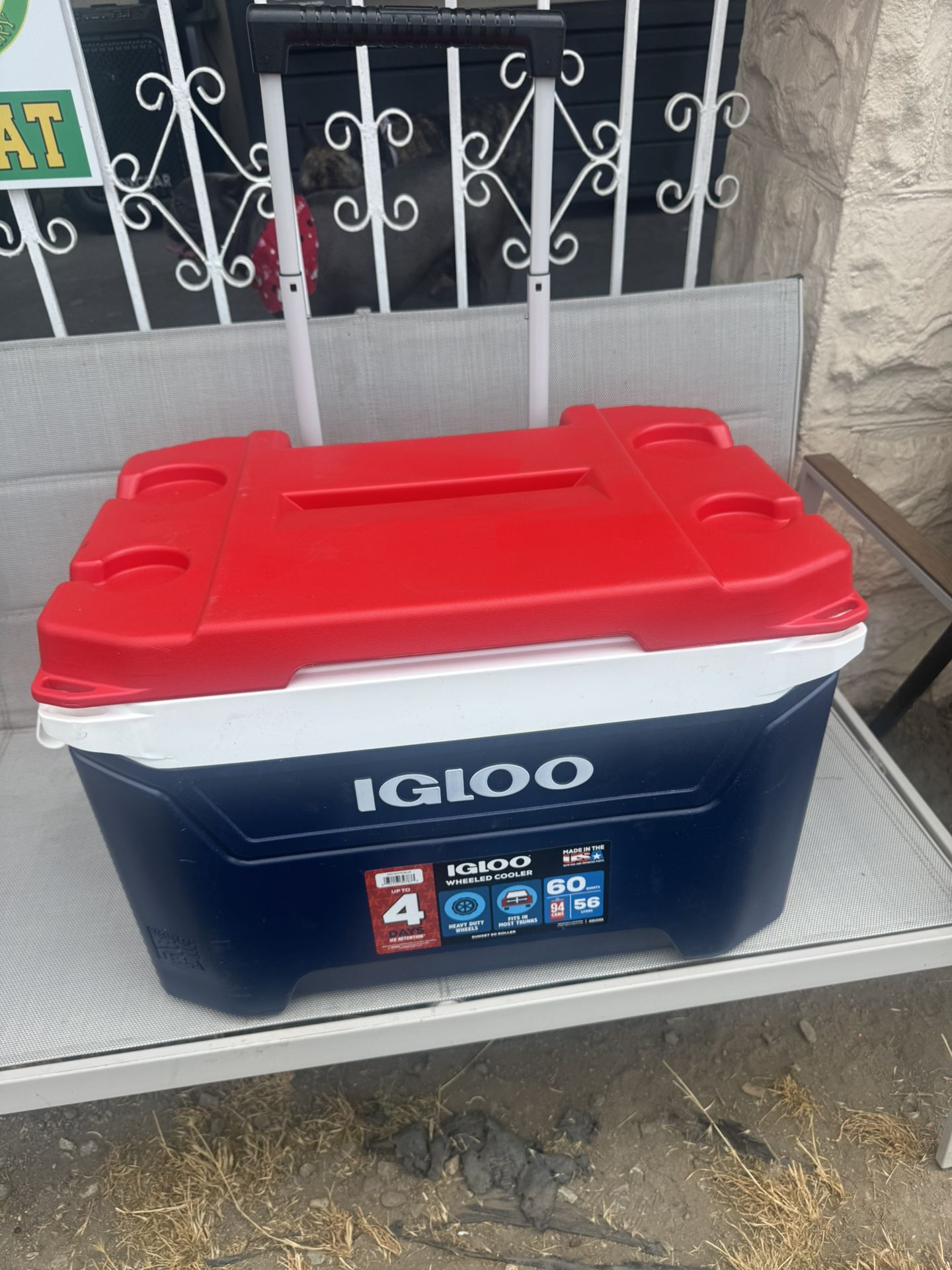 Rolling Ice Chest Igloo 60 Qts
