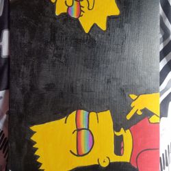 i painted myself not the best but surrently works for the trippy room style