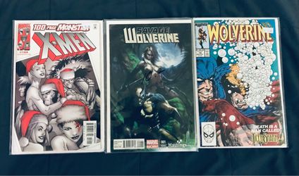 Marvel comics Wolverine #19 - Savage wolverine #1 Monster X men -109 Hundred pages