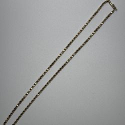 14 karat 18” rope  necklace