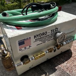 6334-350 HYDROSTATIC TEST PUMP 350 PSI MAX 3/4 HP