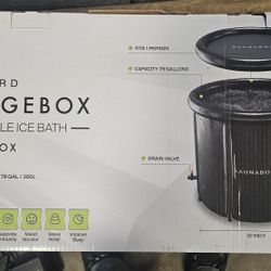 Saunabox Portable Insulated Ice Bath Cold Plunge 