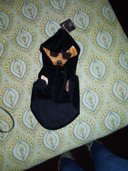 Black Pet Costume Size 19 In. X 8 In.