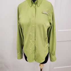 Columbia PFG lime green Jacket sz SP