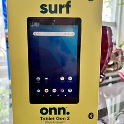Surf 8 Inches ONN Tablet Gen 2 With Android Brand New.