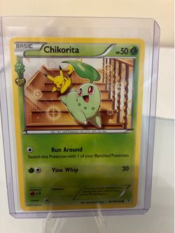 Pokemon Chikorita and Pikachu $10 N/M 20th Anniversary Radiant Collection
