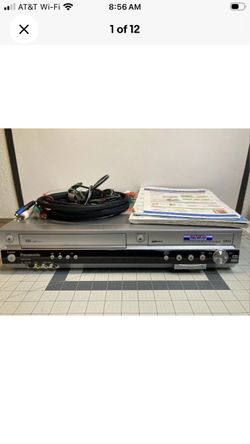 Panasonic DMR-ES35V VHS DVD Recorder Combo VCR Player Tested Working NO Remote